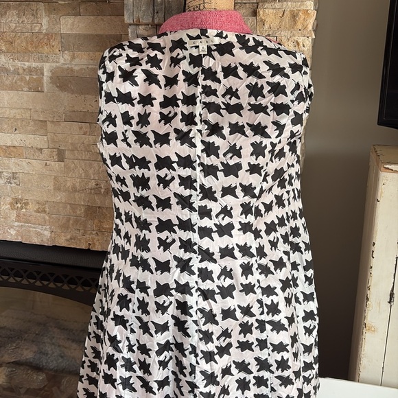 Cabi Madison Avenue pink tweed double breasted coat fringe and gold details - Picture 14 of 16